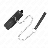 KINK - COLLAR WITH LEASH 65 CM 1 ADJUSTABLE RING 38-49 CM X 5 CM